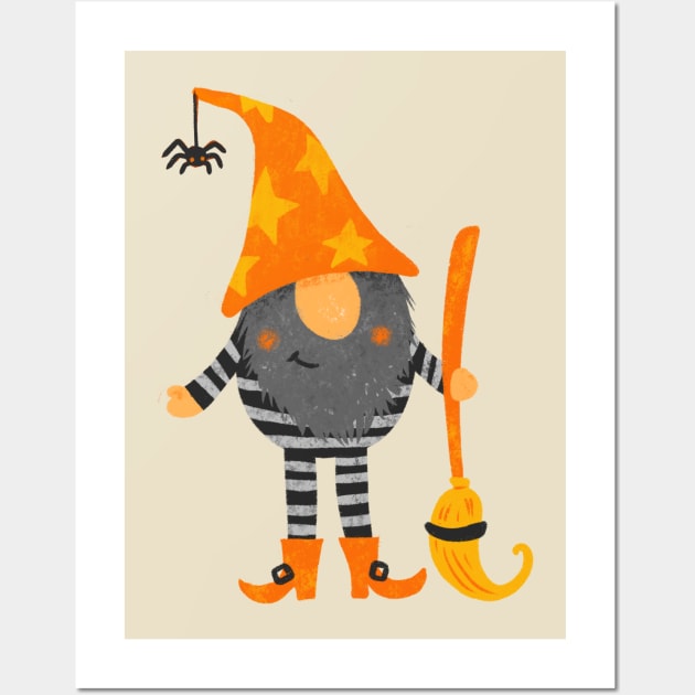 Halloween Gnomes Wall Art by Alexandra Franzese